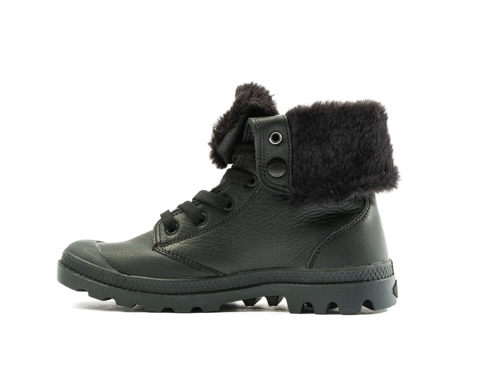 Botas Palladium BAGGY NUBUCK WL Mujer Negras | Ecuador-73810