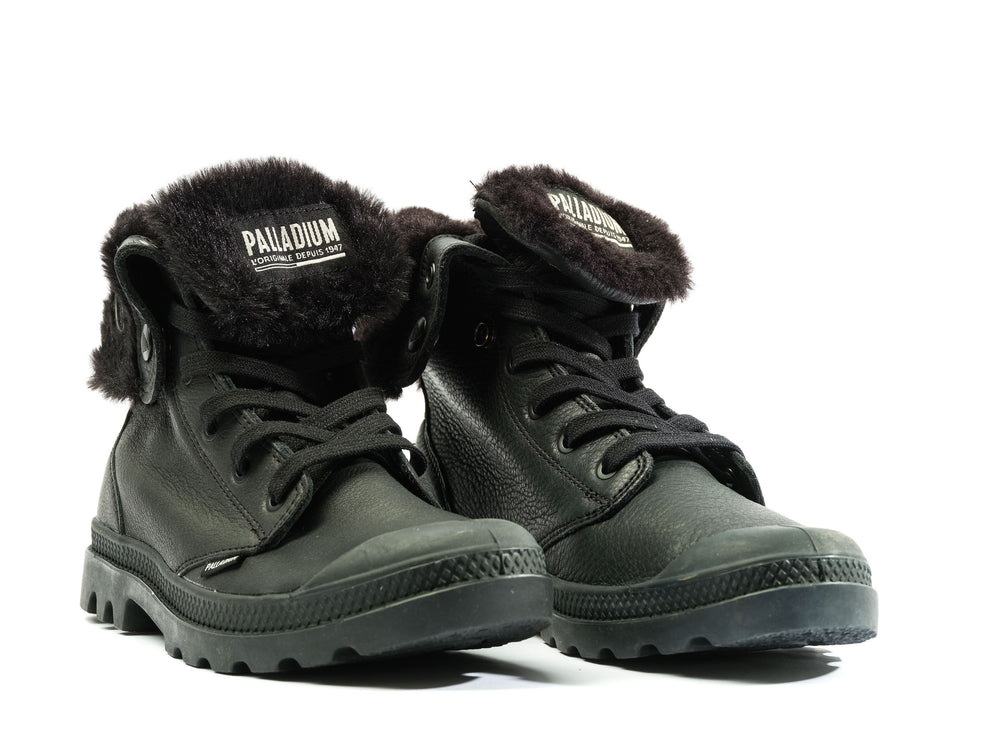 Botas Palladium BAGGY NUBUCK WL Mujer Negras | Ecuador-73810