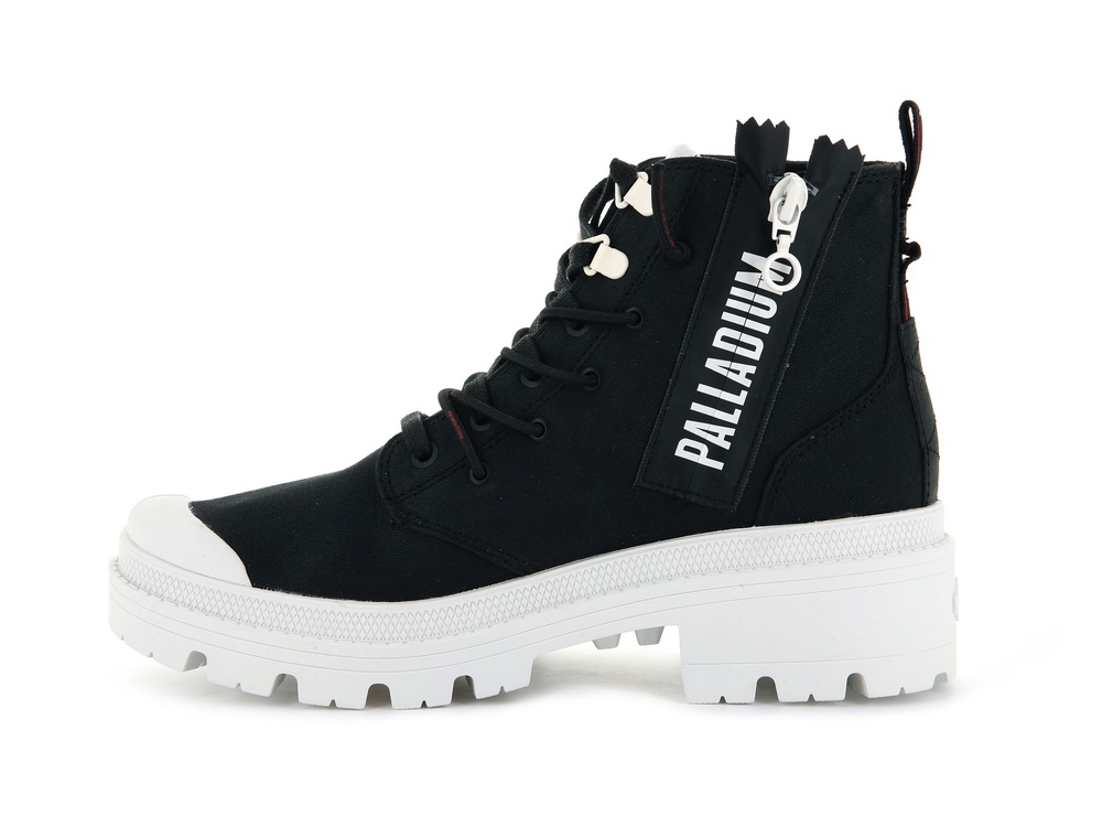 Botas Palladium PALLABASE METRO Mujer Negras | Ecuador-74925