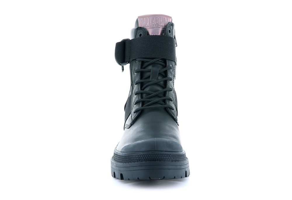 Botas Palladium PALLABASE TACT STR L Mujer Negras | Ecuador-20857