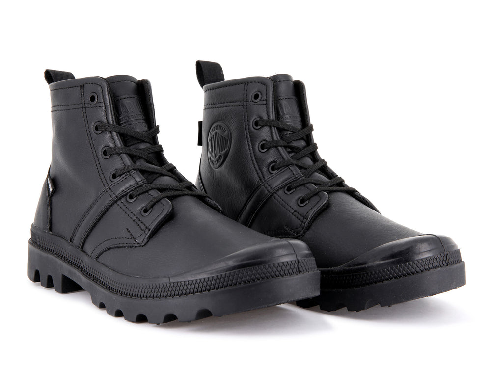 Botas Palladium PALLABROUSSE HI WATERPROOF Mujer Negras | Ecuador-08156