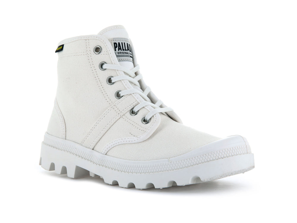 Botas Palladium PALLABROUSSE Hombre Blancas | Ecuador-61598