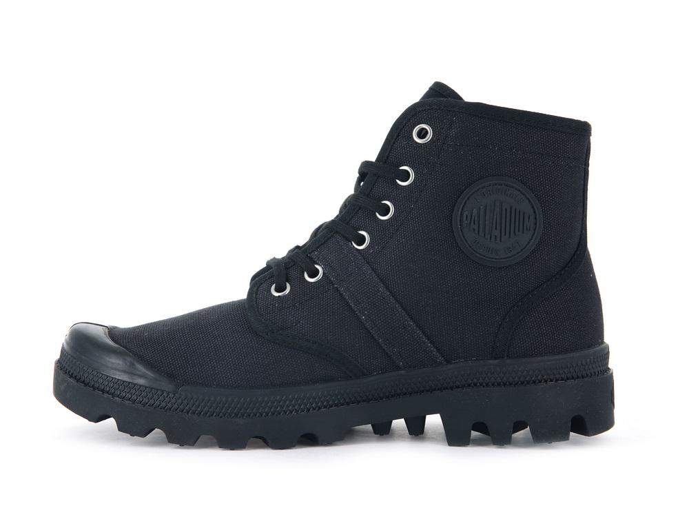 Botas Palladium PALLABROUSSE Hombre Negras | Ecuador-53620