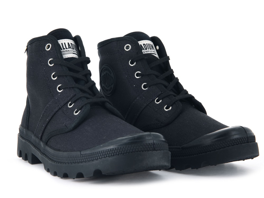 Botas Palladium PALLABROUSSE Hombre Negras | Ecuador-53620