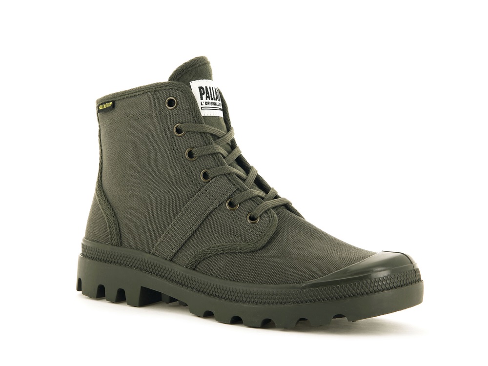 Botas Palladium PALLABROUSSE Hombre Verde Oliva | Ecuador-06573