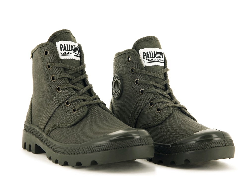 Botas Palladium PALLABROUSSE Hombre Verde Oliva | Ecuador-06573