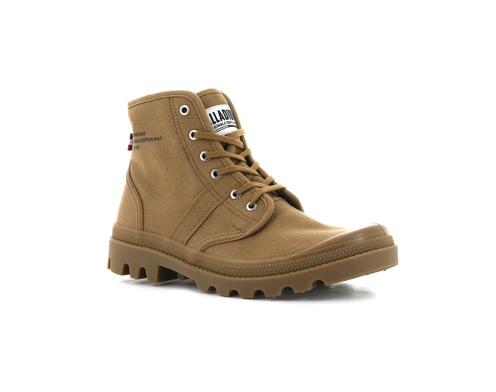 Botas Palladium PALLABROUSSE LEGION Mujer Mahogany | Ecuador-54968