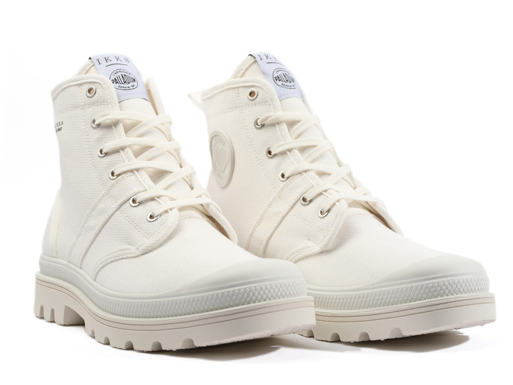 Botas Palladium PALLABROUSSE X IKKS Hombre Blancas | Ecuador-86943