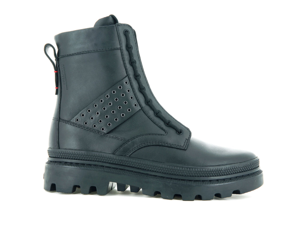 Botas Palladium PALLATROOPER ROCK Mujer Negras | Ecuador-86502