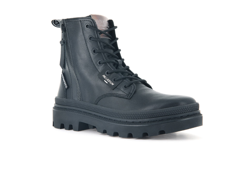 Botas Palladium PALLATROOPER ZIP L Mujer Negras | Ecuador-27384