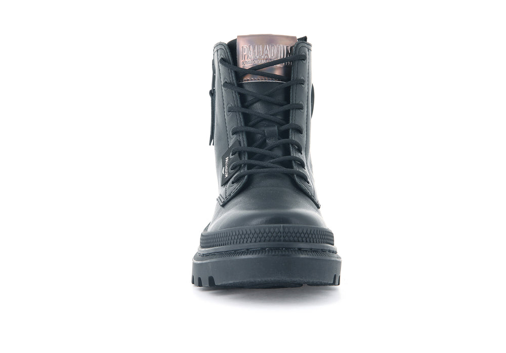 Botas Palladium PALLATROOPER ZIP L Mujer Negras | Ecuador-27384