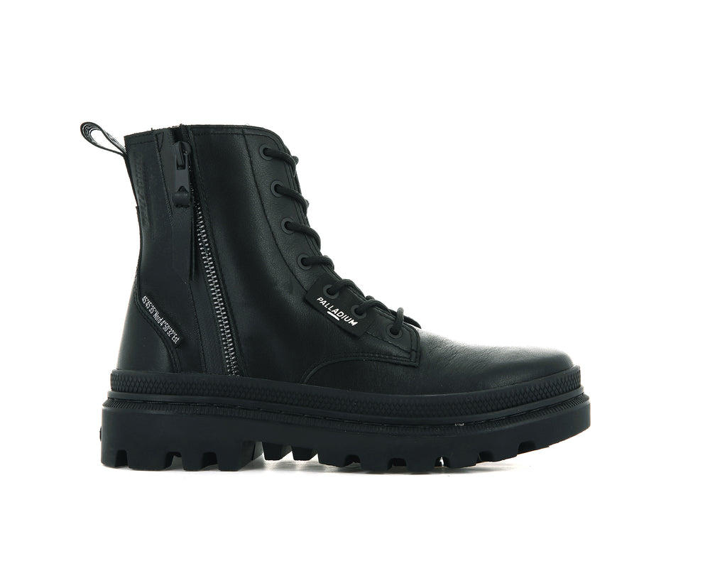 Botas Palladium PALLATROOPER ZIP L Mujer Negras | Ecuador-27384