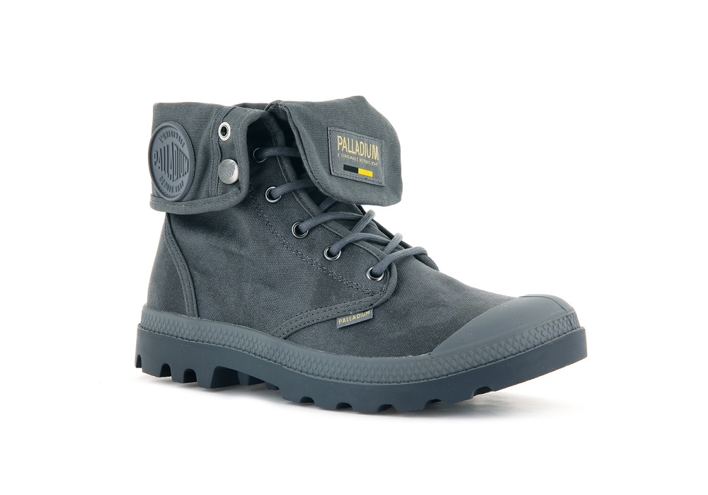 Botas Palladium PAMPA BAGGY WAX Hombre Metal | Ecuador-79231