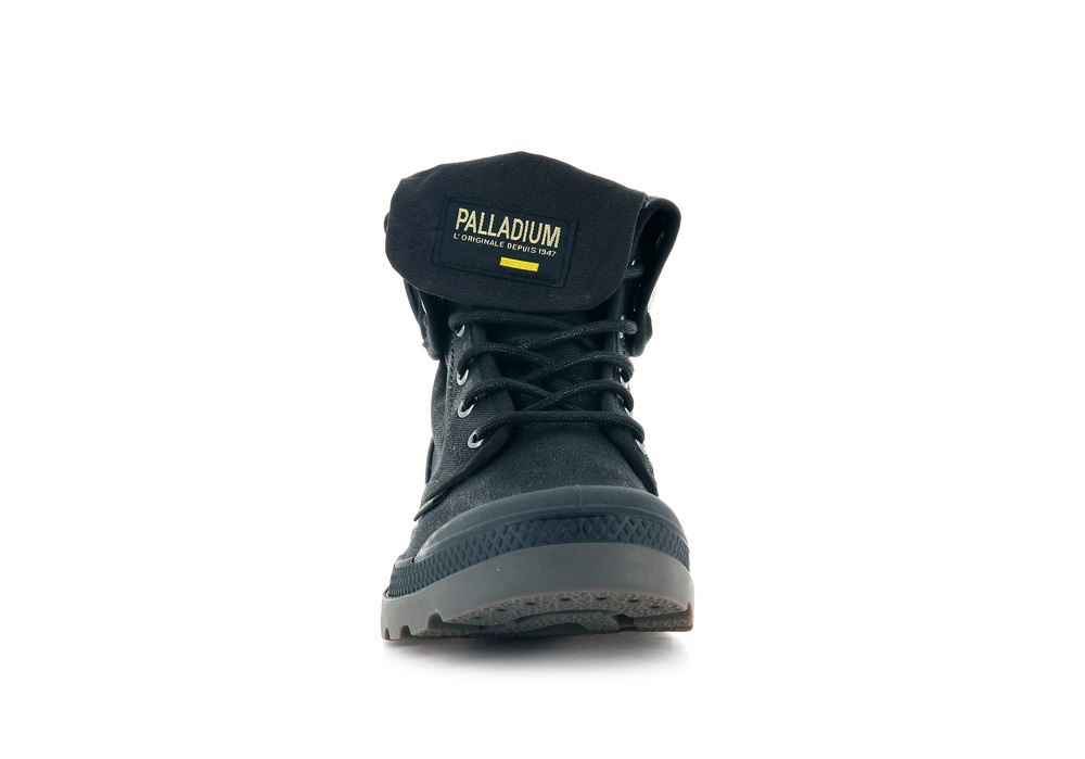 Botas Palladium PAMPA BAGGY WAX Hombre Negras | Ecuador-38956