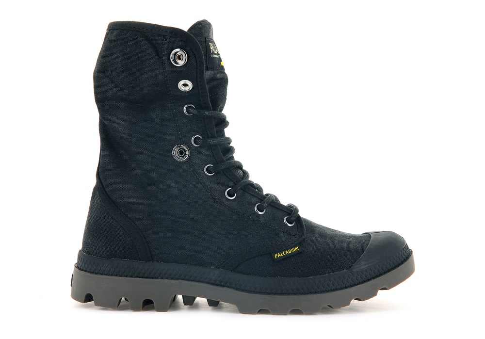 Botas Palladium PAMPA BAGGY WAX Mujer Negras | Ecuador-20974