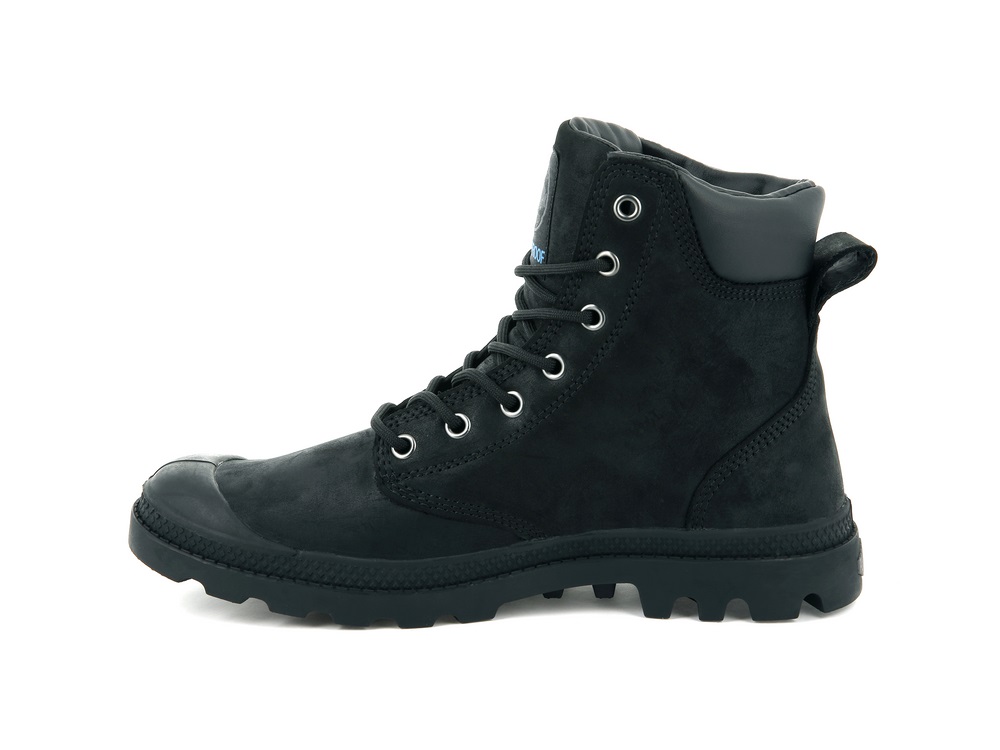 Botas Palladium PAMPA CUFF WP LUX Hombre Negras | Ecuador-52489