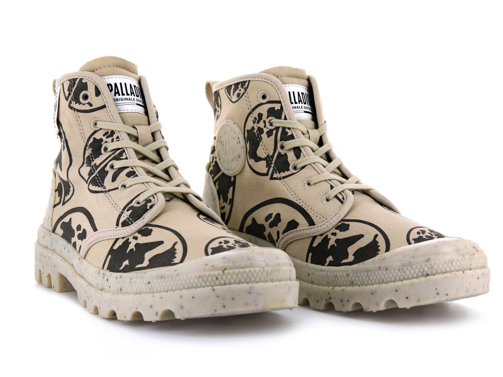 Botas Palladium PAMPA ECO-VERSARY 75TH Mujer Earth Sand | Ecuador-09614