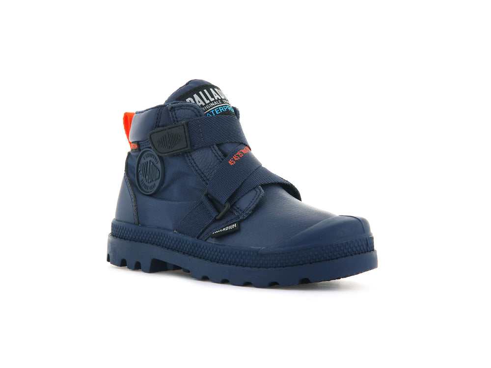 Botas Palladium PAMPA HI CUFFSTR WP+ Niños Indigo | Ecuador-59278