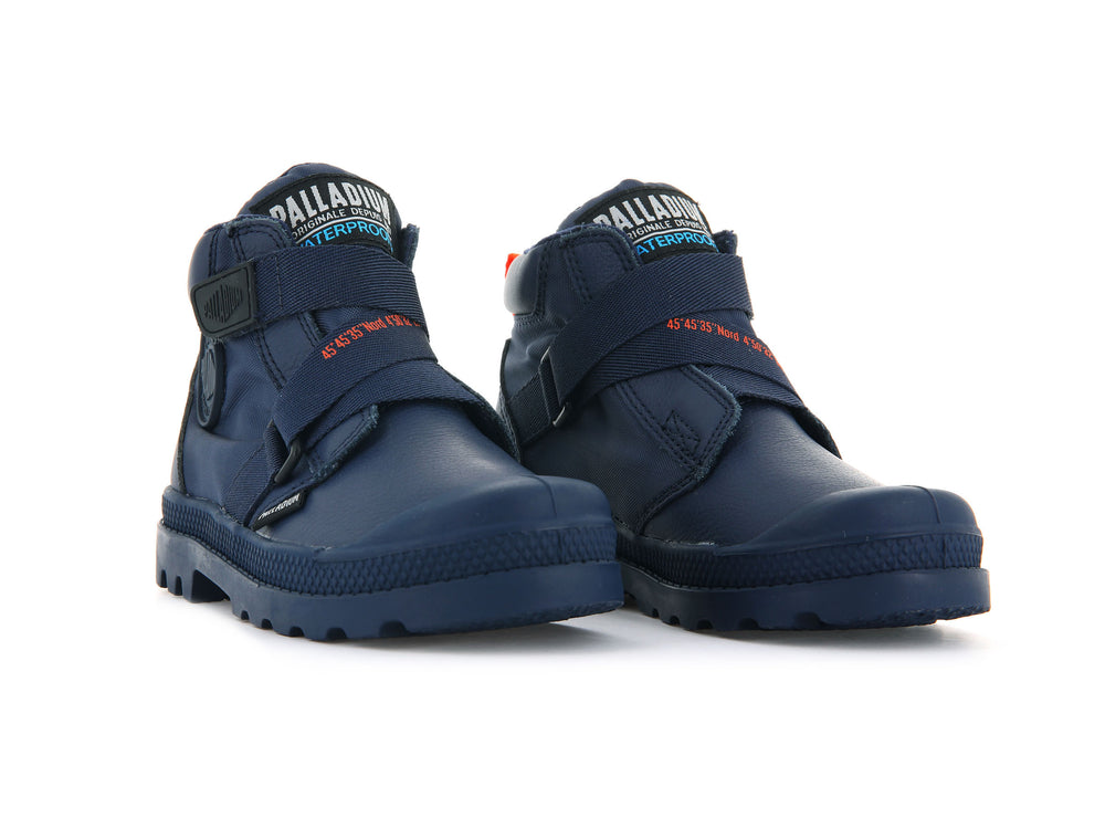 Botas Palladium PAMPA HI CUFFSTR WP+ Niños Indigo | Ecuador-59278