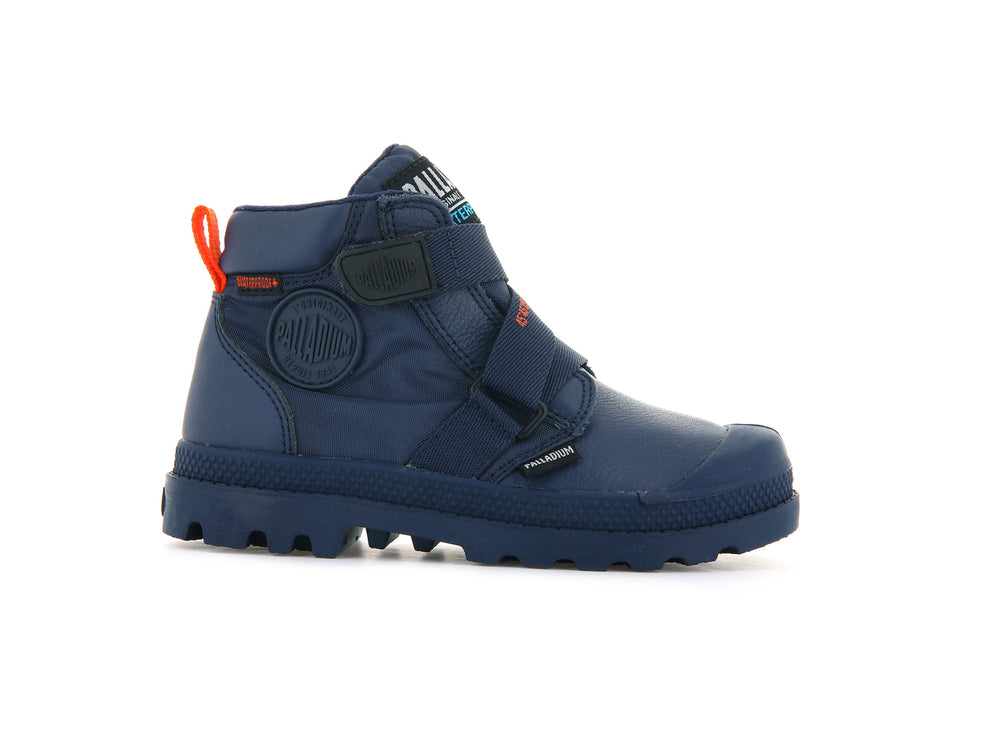 Botas Palladium PAMPA HI CUFFSTR WP+ Niños Indigo | Ecuador-59278