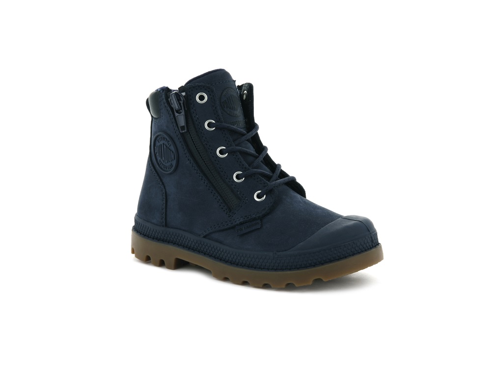 Botas Palladium PAMPA HI CUFF WATERPROOF Niños Indigo | Ecuador-63412