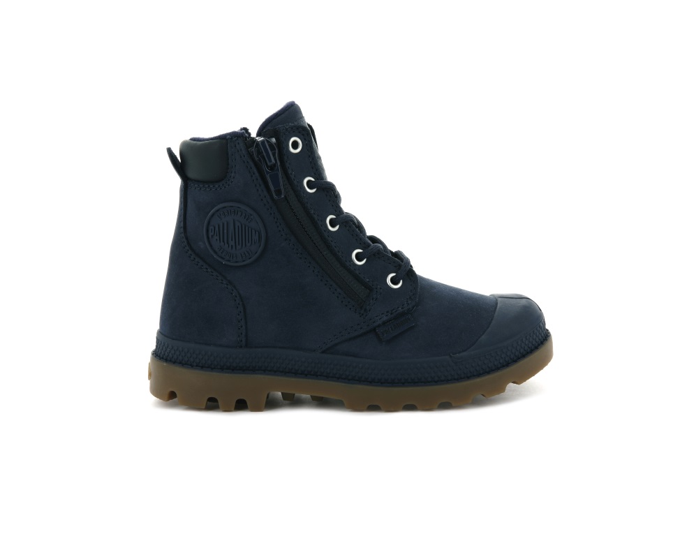 Botas Palladium PAMPA HI CUFF WATERPROOF Niños Indigo | Ecuador-63412