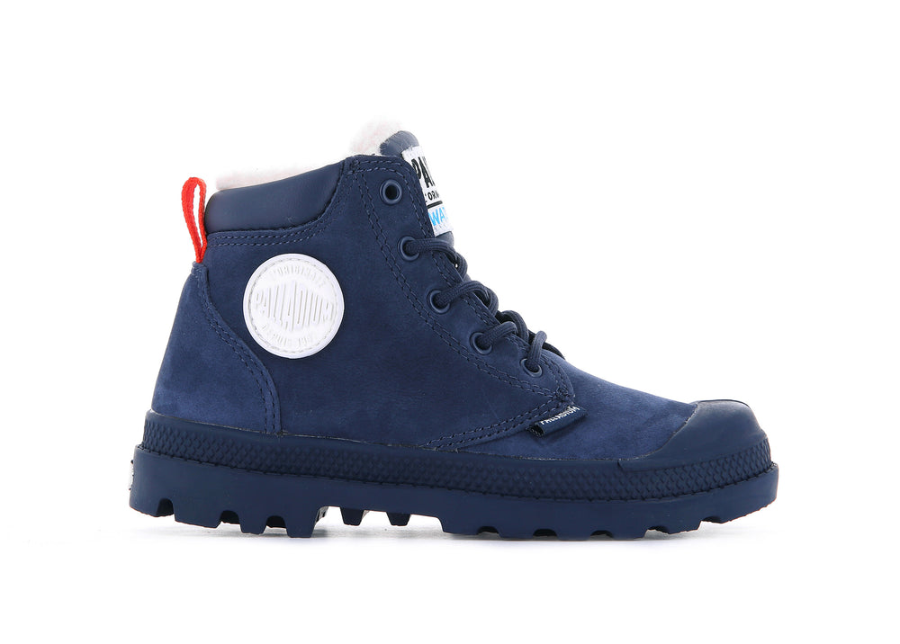 Botas Palladium PAMPA HI CUFF WPS OZ Niños Indigo | Ecuador-81652