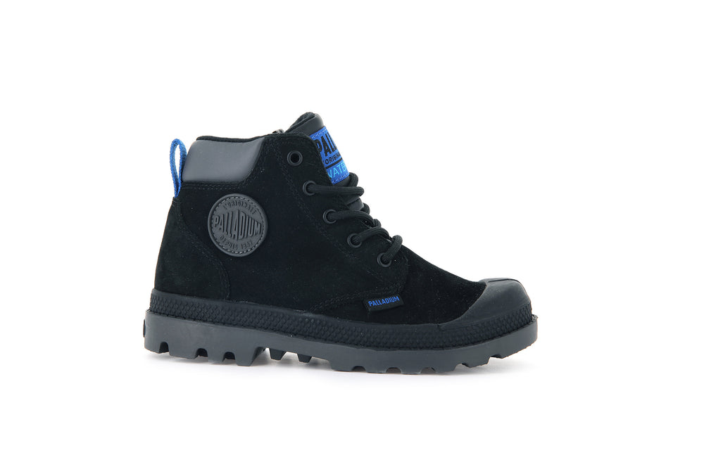 Botas Palladium PAMPA HI CUFF WP OZ Niños Negras | Ecuador-35970