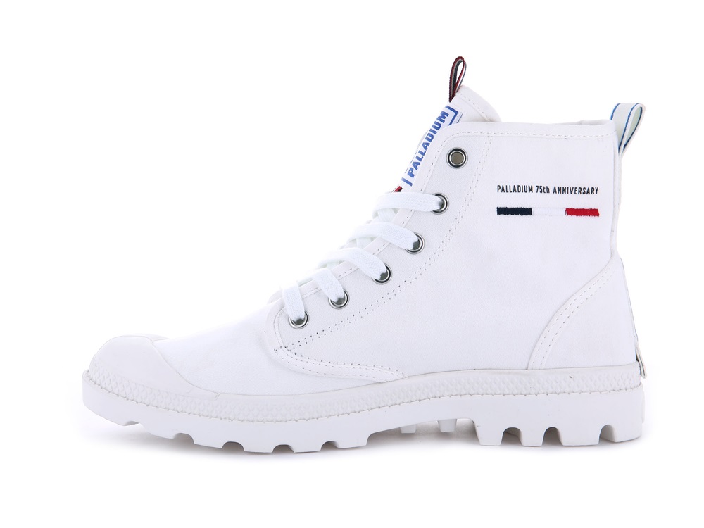 Botas Palladium PAMPA HI DARE 75TH Hombre Blancas | Ecuador-20376