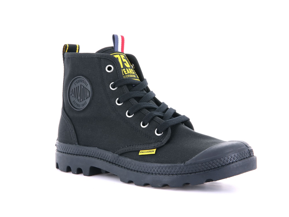 Botas Palladium PAMPA HI DARE 75TH Hombre Negras | Ecuador-53468