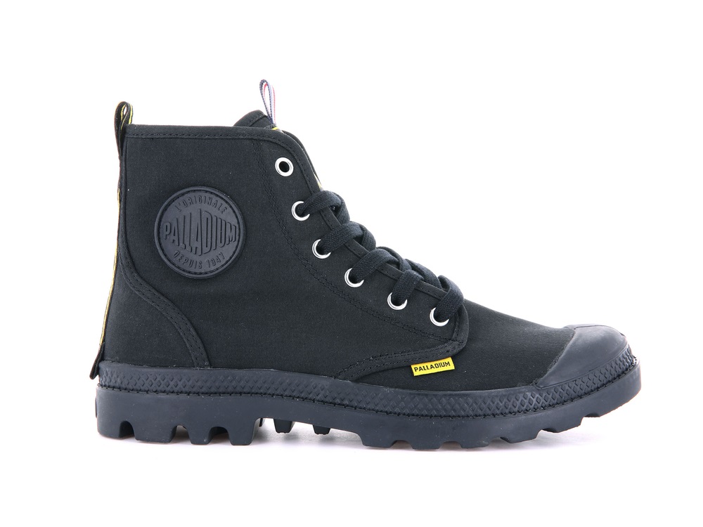 Botas Palladium PAMPA HI DARE 75TH Hombre Negras | Ecuador-53468