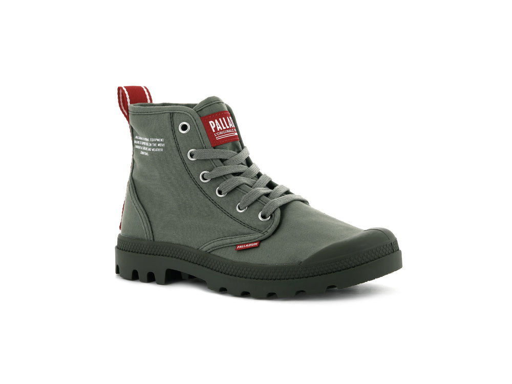 Botas Palladium PAMPA HI DARE Hombre Verde Oliva | Ecuador-71092