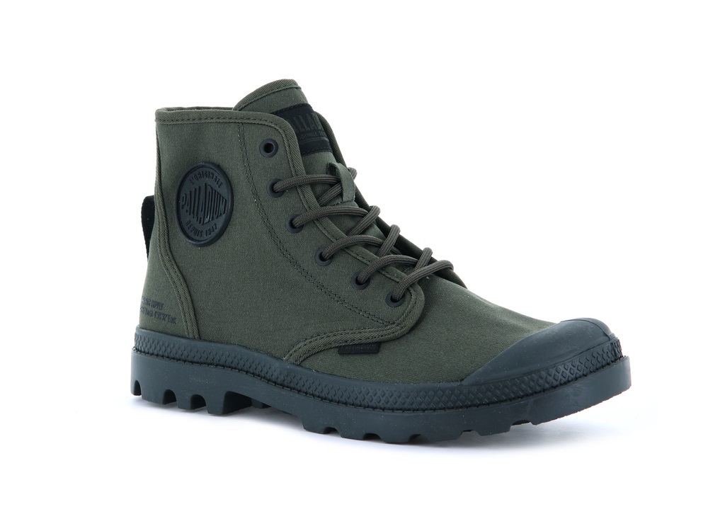 Botas Palladium PAMPA HI HTG SUPPLY Hombre Verde Oliva | Ecuador-25906