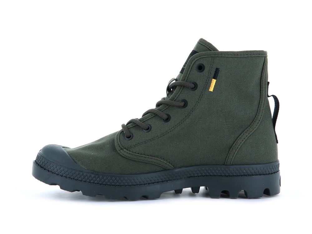 Botas Palladium PAMPA HI HTG SUPPLY Hombre Verde Oliva | Ecuador-25906