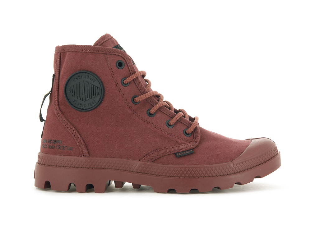 Botas Palladium PAMPA HI HTG SUPPLY Hombre Rojas | Ecuador-65097