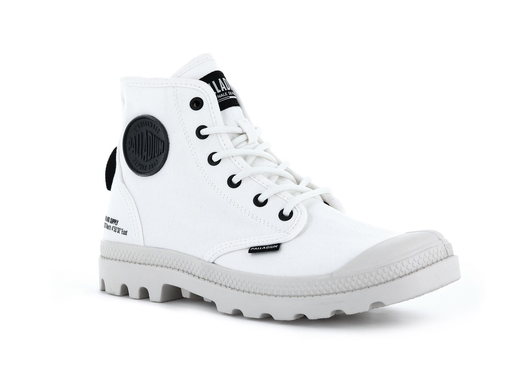 Botas Palladium PAMPA HI HTG SUPPLY Hombre Blancas | Ecuador-97521