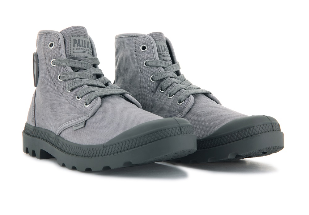 Botas Palladium PAMPA HI Hombre Gris | Ecuador-87693