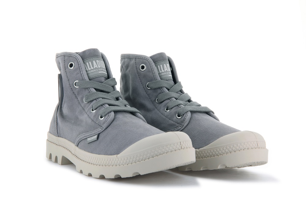 Botas Palladium PAMPA HI Mujer Gris | Ecuador-73916