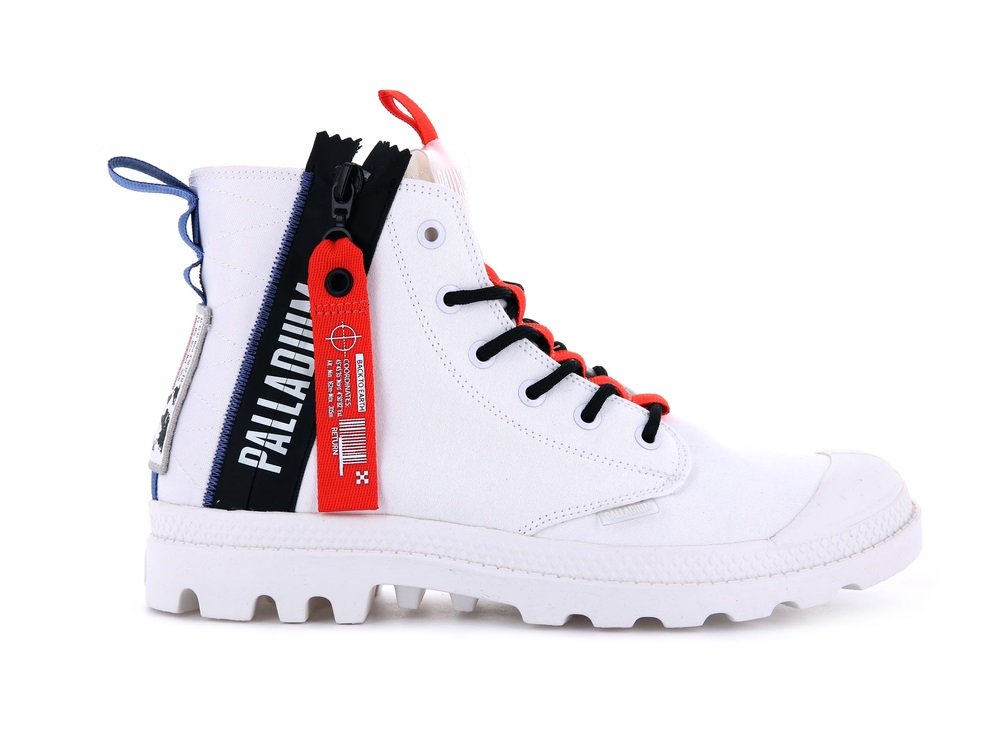 Botas Palladium PAMPA HI TICKET TO EARTH Hombre Blancas | Ecuador-01387