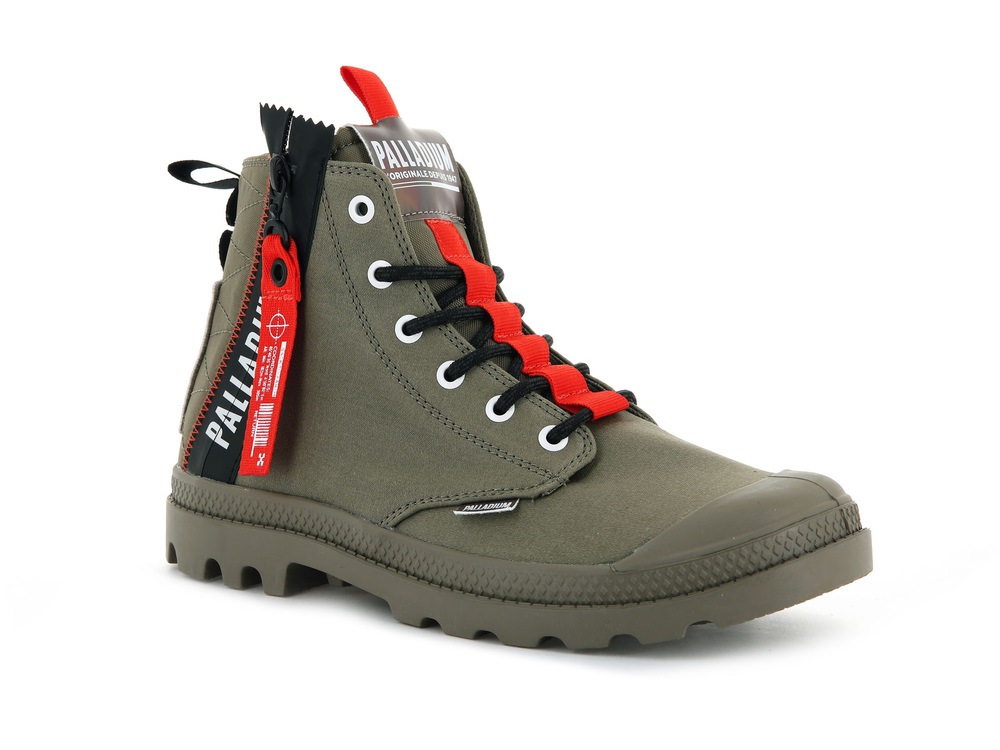 Botas Palladium PAMPA HI TICKET TO EARTH Hombre Verde | Ecuador-08136