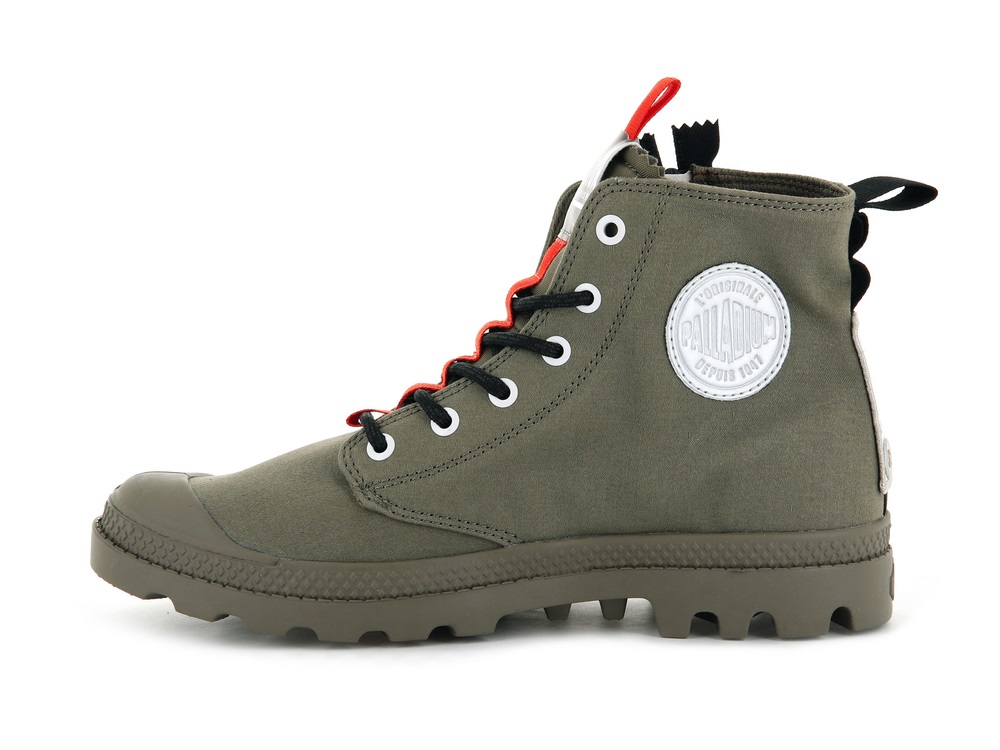 Botas Palladium PAMPA HI TICKET TO EARTH Hombre Verde | Ecuador-08136