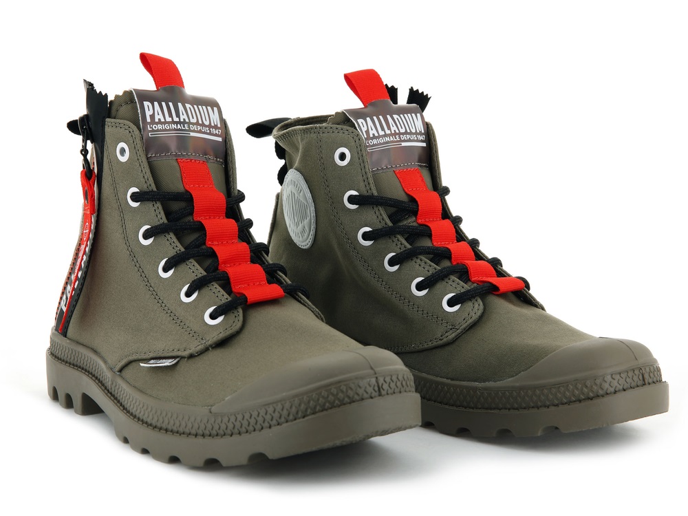 Botas Palladium PAMPA HI TICKET TO EARTH Hombre Verde | Ecuador-08136