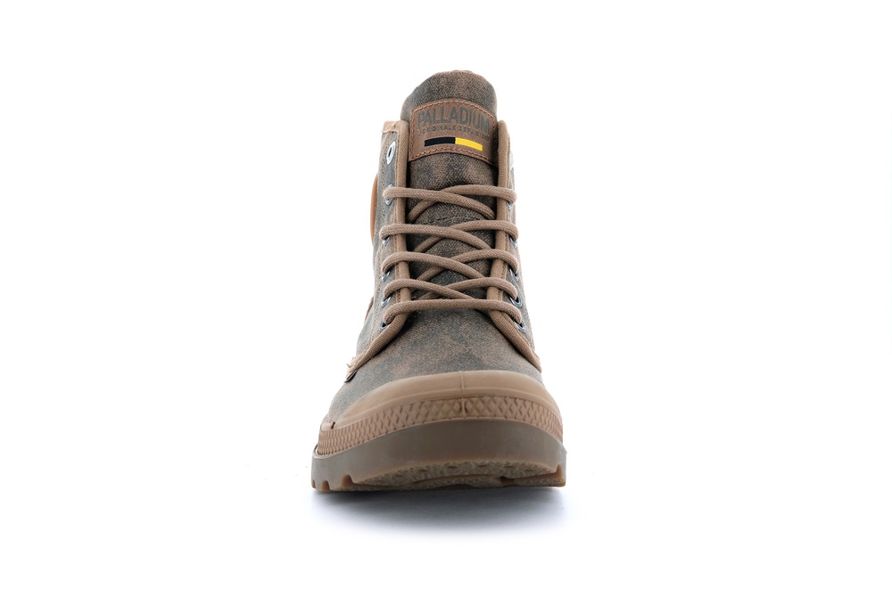 Botas Palladium PAMPA HI WAX Hombre Espresso | Ecuador-04627