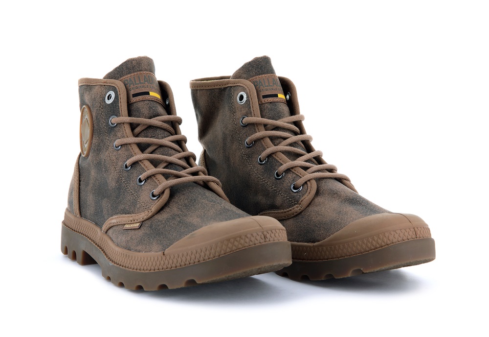 Botas Palladium PAMPA HI WAX Hombre Espresso | Ecuador-04627