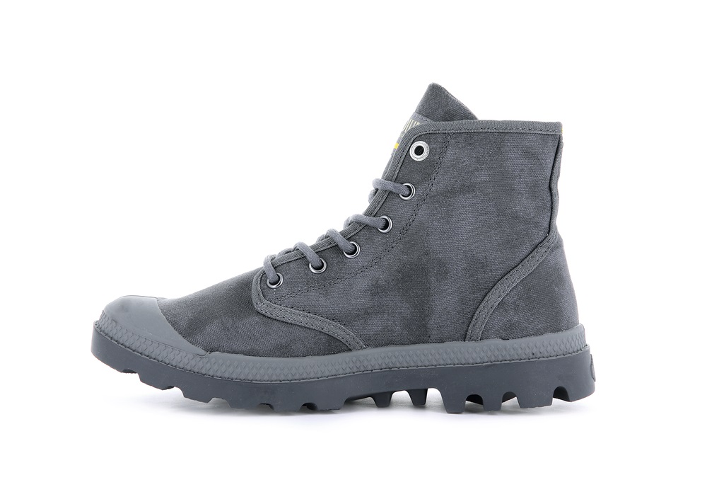 Botas Palladium PAMPA HI WAX Hombre Metal | Ecuador-16342