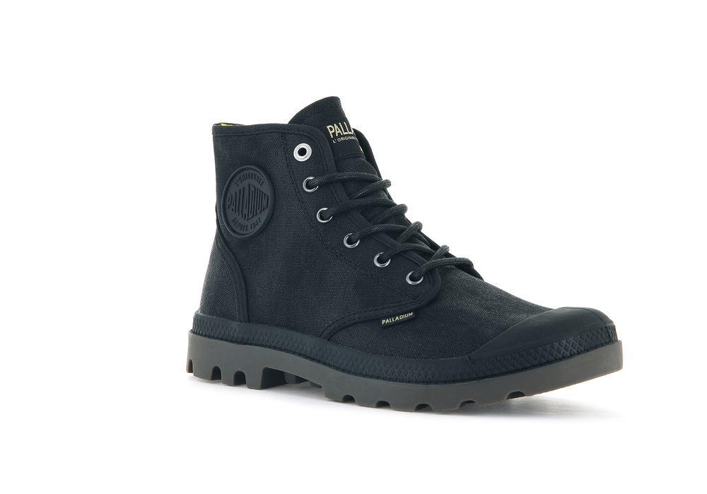 Botas Palladium PAMPA HI WAX Hombre Negras | Ecuador-80635