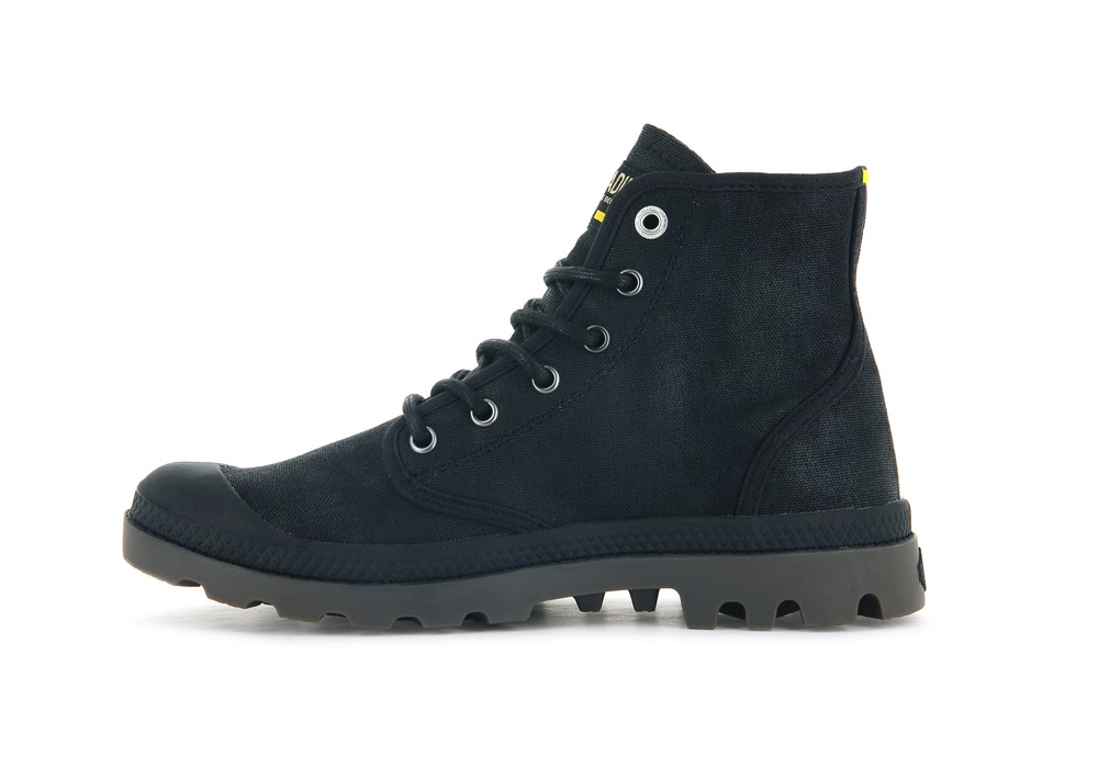 Botas Palladium PAMPA HI WAX Hombre Negras | Ecuador-80635