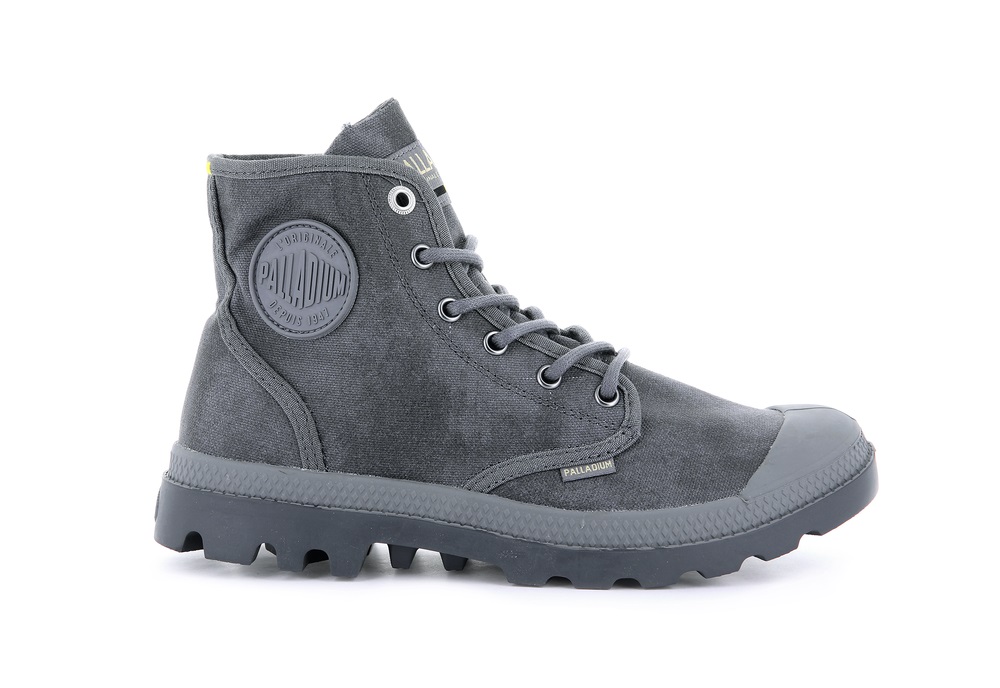 Botas Palladium PAMPA HI WAX Mujer Metal | Ecuador-54283