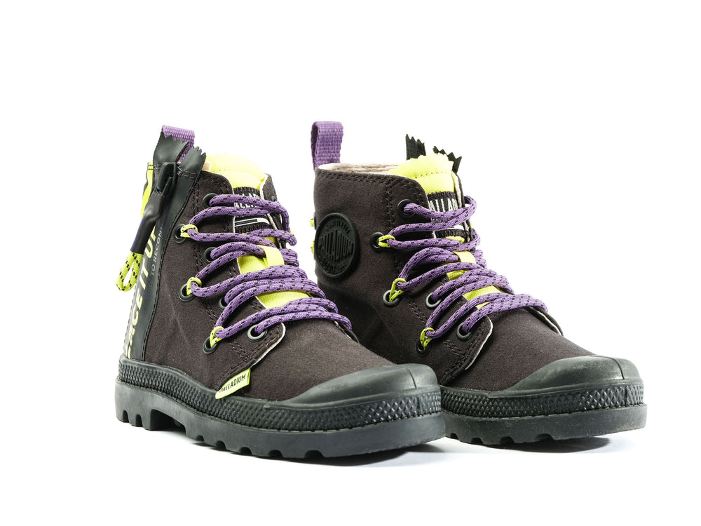 Botas Palladium PAMPA LACE IT Niños Negras | Ecuador-08279