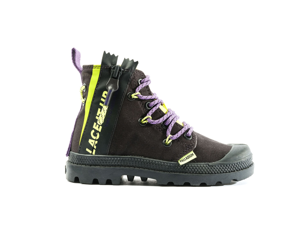 Botas Palladium PAMPA LACE IT Niños Negras | Ecuador-08279